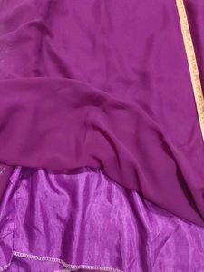 Elegant Purple Ethnic Gown
