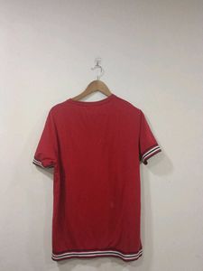 Men's Red "Man" Graphic T-Shirt