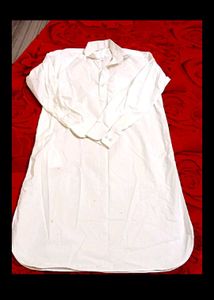New White Kurta Need Iron Only