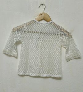 Trendy New Off White Crop Top For Women