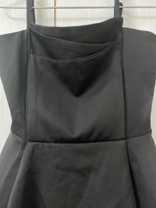 Chic Black Peplum Top