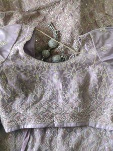 Beautiful Lavender Lehenga Skirt