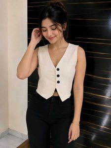 Stylish Sleeveless Vest Top
