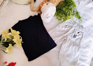 Very Cute N Beautiful Top With Capri &amp;Hat