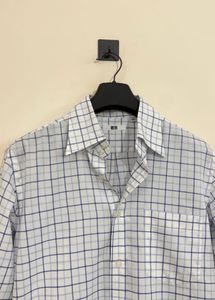 Men's Classic Blue Checked Shirt