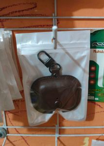 Premium Leather Protective Pouch Case for AirPods