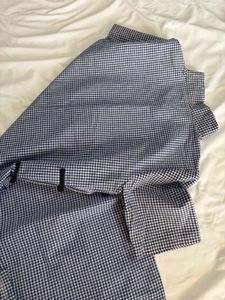 ✨SALE✨Blue Gingham Mandarin Collar dress
