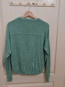Soft Green Crew Neck Sweater