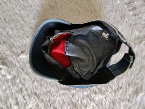 Newsboy inspired Denim Cap (Vintage)