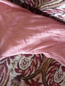 Girls Pink Top With Elastic On The Waist