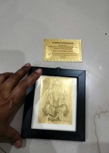 Ganesha Gold Foil Art