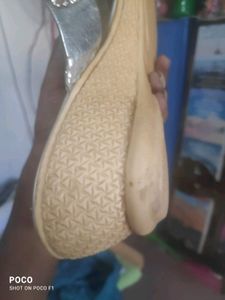 Golden Heels With Stone
