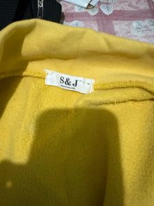 Reebok Yellow Pullover Sweatshirt