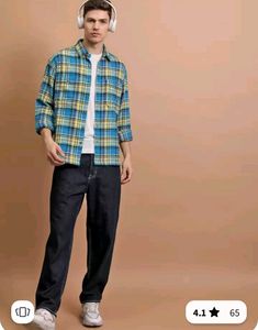 Blue &amp; Yellow Plaid Flannel