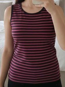Striped Sleeveless Top