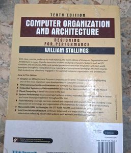 Computer Organization and Architecture 10th Ed.