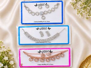 🥳Combo Of Three Diamond Necklace 🥳