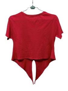Mango | Knot Front Crop T-Shirt