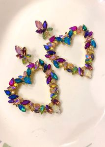 New Sparkling Heart Earrings