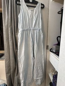 Light Blue Denim Jumpsuit