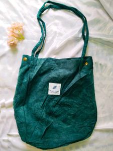Stylish Emerald Green Tote Bag