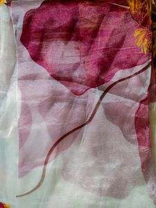 Floral Organza Saree