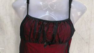 Sheer Mesh Crop Top with Bow Detail