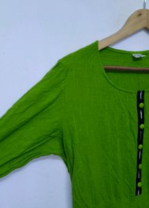 Trendy New Anarkali Green Kurti For Women