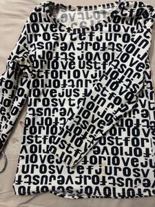 Statement Print Long Sleeve Top