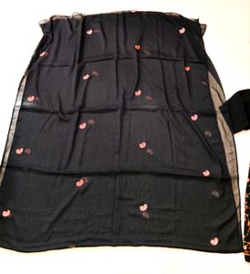 New Kashmiri Work Crepe Kurta Set