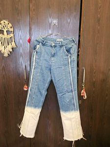 Stylish Dip-Dye Jeans