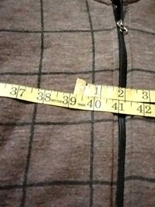 Stylish Men's Grey Checkered Hoodie