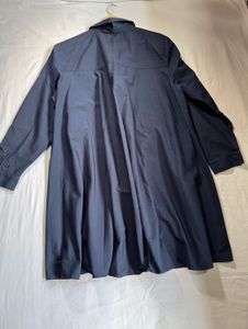 Chic Black Collared Shirt Dress