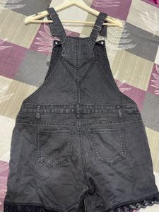 Cute Denim Overall Shorts