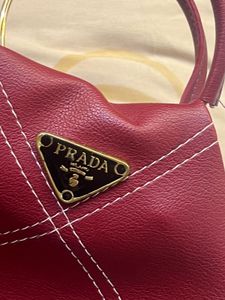 Maroon Handbag with Sling (cherry colour coded)