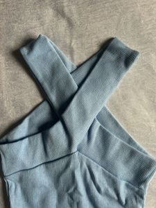 Criss-Cross Halter Neck Top