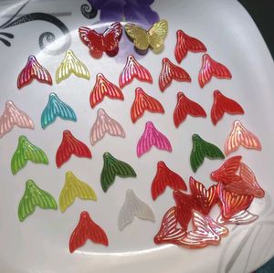Mermaid Tail Charms Set
