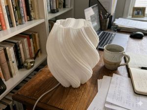 Custom Modern Spiral Lamp | Aesthetic Warm Desk &