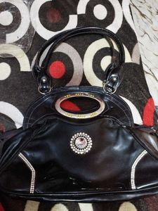 Elegant Black Handbag Set