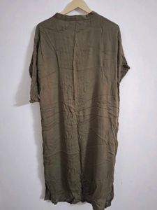 Olive Green Kurta Set
