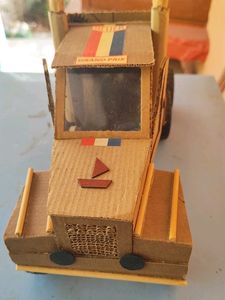 Handmade Cardboard Truck Toy