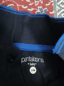 Boys Navy Blue Polo T-Shirt