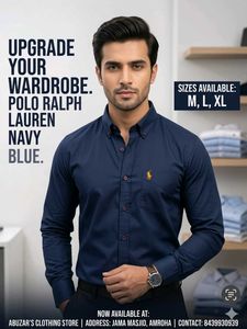 Polo Ralph Lauren Navy Blue Shirt [ L Size ]