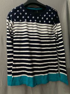 Max Striped Long Sleeve Cotton Top