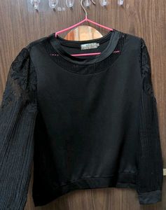 Combo - Chic Black &amp; White Polka Dot Top