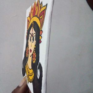 Durga Acrylic canvas painting