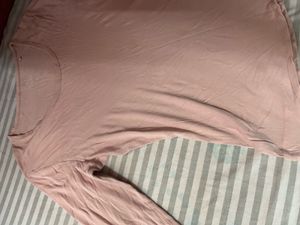 Soft Pink Long Sleeve Top