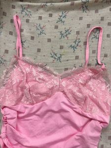 Pink Lace Cami Top