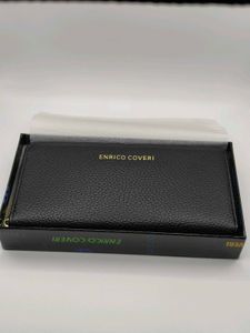 Enrico coveri Italian Black Leather Wallet