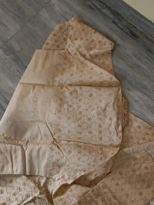 Indo Western Silk Kutra With Pajami